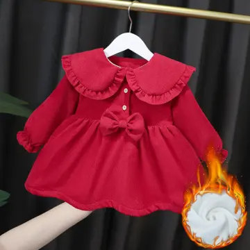 Red birthday dress sale for 1 year old