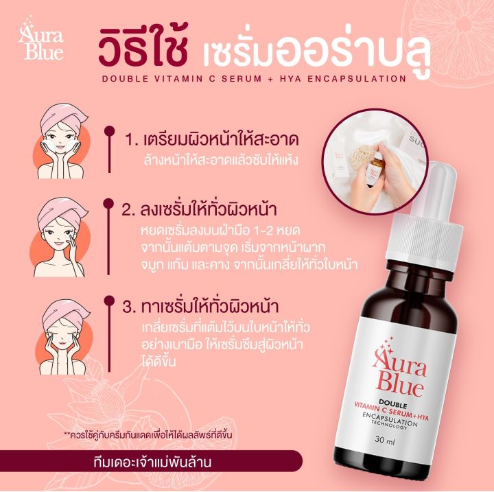 aurablue-ออร่าบลูเซรั่ม-ชุด-5-ขวด-ราคา-999-บาท-ส่งฟรี