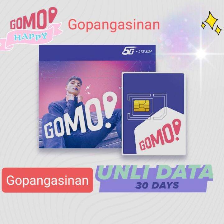 Gomo Sim Card 30 Days Unli Data Lazada PH