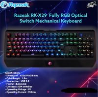 Razeak RK-X29  Fully RGB Optical Switch Mechanical Keyboard