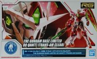 RG 1/144 THE GUNDAM BASE Limited OO​ Qan[T] [TRANS-AM Clear]