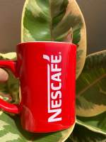 Nescafé แก้วเนสกาแฟสีแดงลายคลาสิกดังเดิม 250 ml