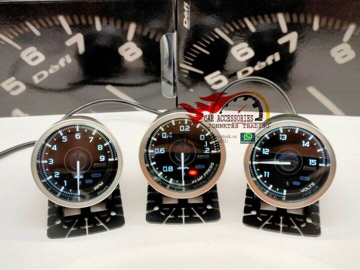 DEFI A1 3 BERADIK - RPM + VOLT + VACUUM | Lazada