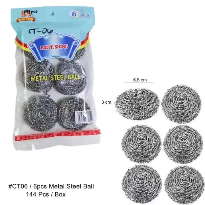 DM STEEL SCRUB STEEL WOOL PANG LINIS NG KAWALI SCRUBBER STAIN REMOVER