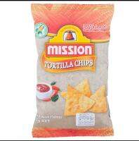 Mission Tortilla Chips Hot and Spicy Flavour ตอติญาทอดกรอบรสฮอตแอนด์สไปซี่ 65g