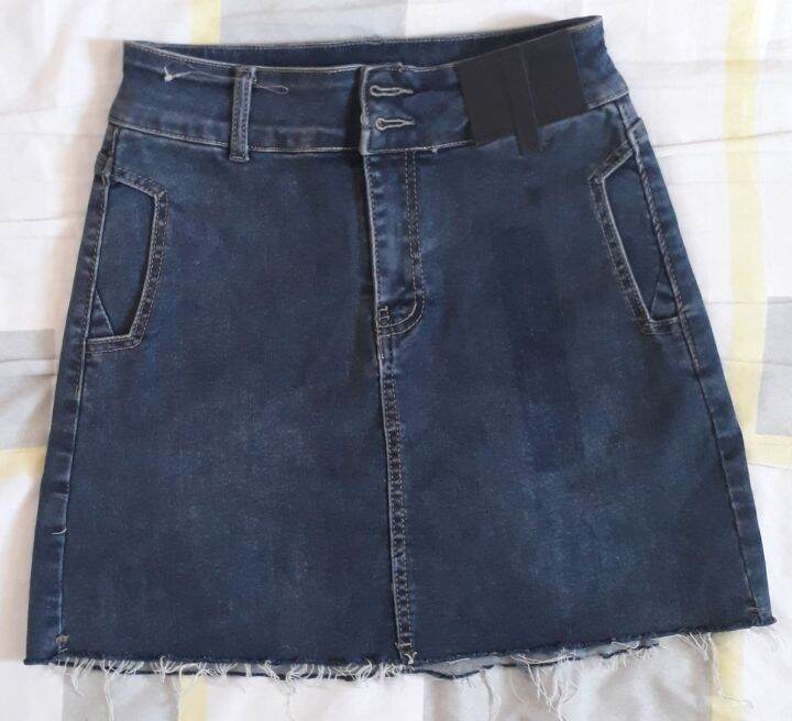 Denim skirt lazada sale