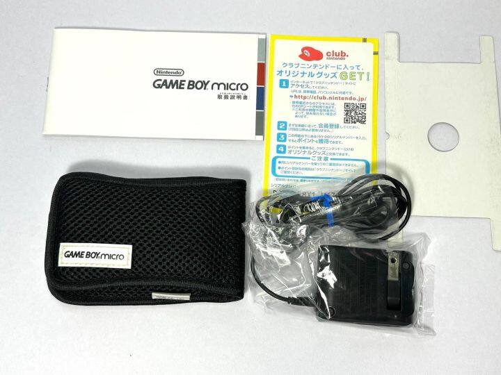 เครื่อง-game-boy-micro-nintendo-blue-เล่นตลับ-gba