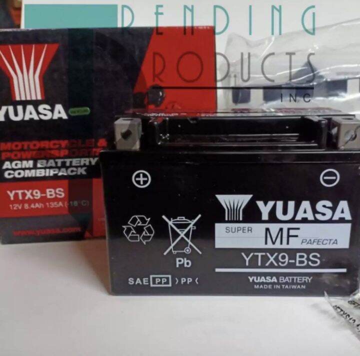 Yuasa Ytx Bs Made In Taiwan Motorcycle Battery For Ktm Duke