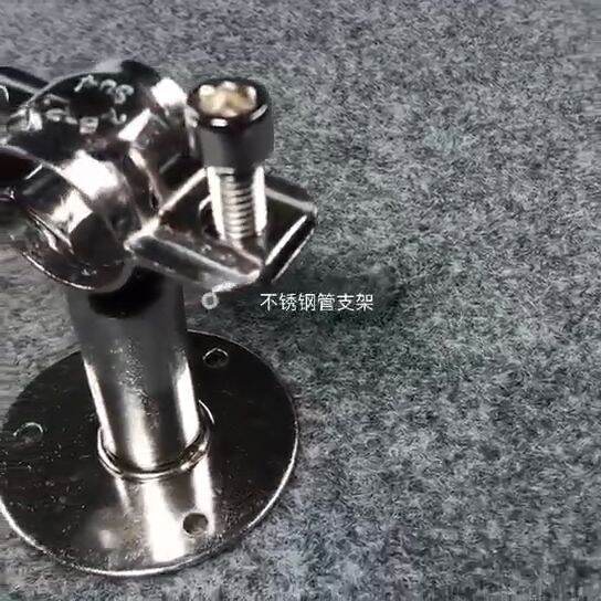 2PCS Pipe Clamp Wall Mount Ceiling Mount Pipe Support 304 Stainless Steel Pipe Bracket Clamp