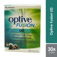 optive fusion ud  1 กล่อง 30 หลอด น้ำตา เทียม ไม่ผสม สารกันเสีย ของแท้ ลอตใหม่ พร้อมส่ง