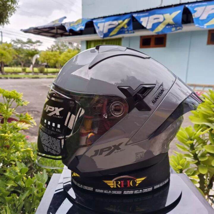 Helm jpx nova x solid half face Lazada Indonesia