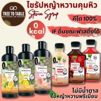 ไซรัปหญ้าหวานคุมหิว ไซรัปคีโต 0 kcal (Stevia Syrup) ไซรัปหญ้าหวานวิตามินซี