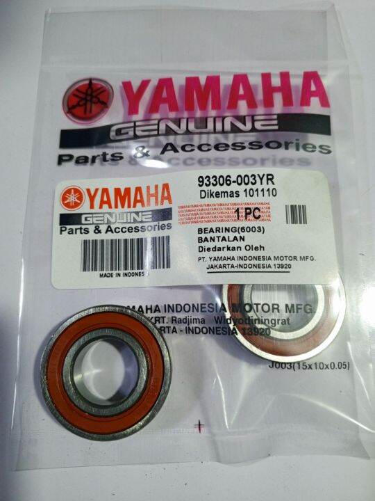 Engine Support Bearing 6003 Genuine Mio Sporty/Soulty/Fino/Nouvo/Mio I 125/M3/Mio Soul I 125