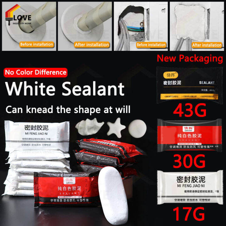 20 PCS Waterproof Sealant 860G Wall Hole Adhesive Plasticine Sealant