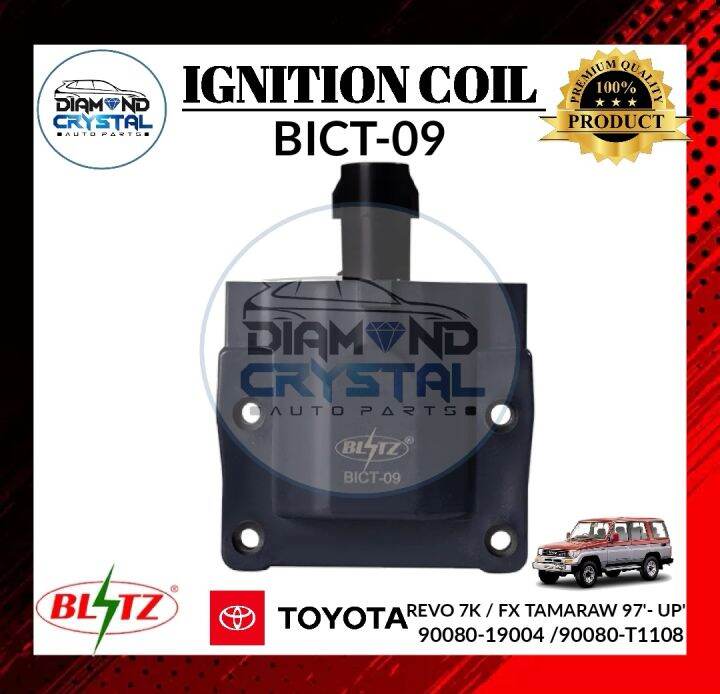 IGNITION COIL TOYOTA 7K REVO / TAMARAW FX ENGINE CODE 9008019004 /