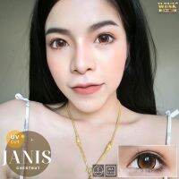 JANis brown รุ่นแบ๊วตัดขอบชัดตาโต น้ำตาล สวยปัง