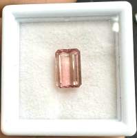 ทัวร์มาลีนสีชมพู 2.10cts 10x7.5x3.7มม. รูปทรงแปดเหลี่ยม พลอยธรรมชาติ 100% Pink tourmaline 2.10cts 10x7.5x3.7mm octagon shape 100% natural gemstone