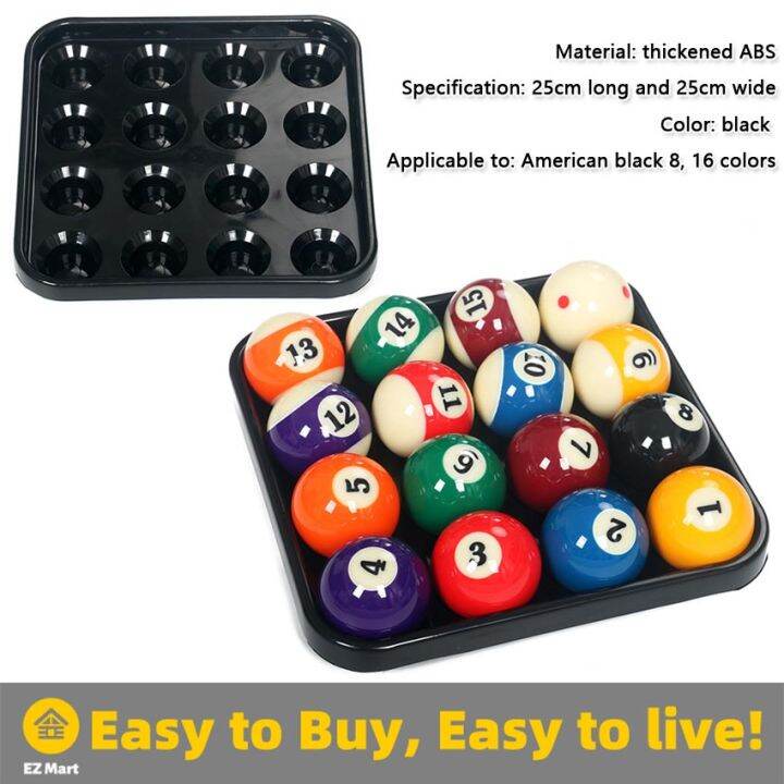 Billiard Ball Tray Holds 16 Ball Indoor Game Carrying Full Set Pool