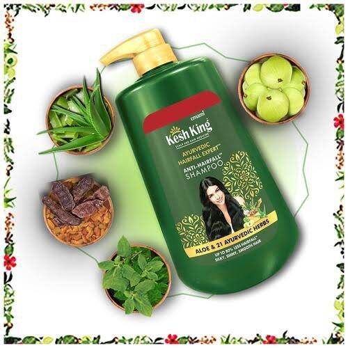 ลดผมร่วง Kesh King Anti hair fall herbal shampoo(india)1000ml Lazada