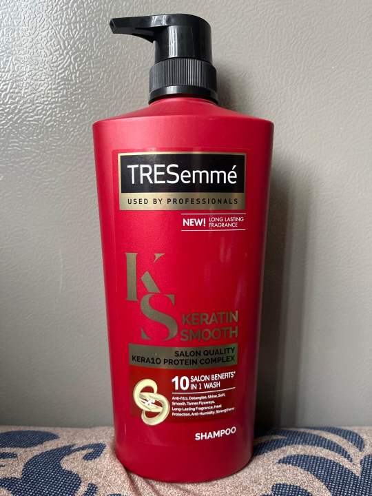 Tresemmé Keratin Smooth Salon Quality Kera10 Protein Complex Shampoo 620ml Lazada Ph 9701