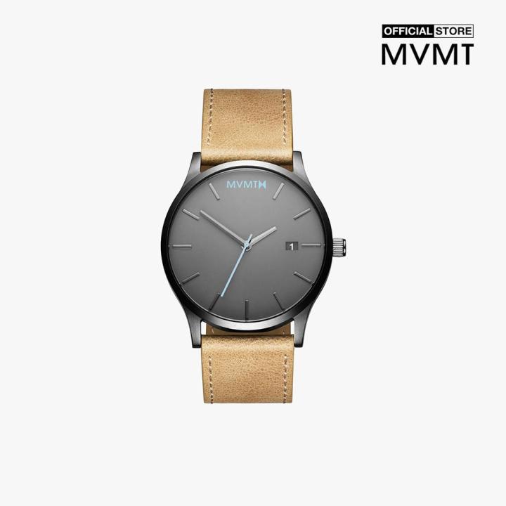 Đồng hồ nam MVMT  mặt tròn dây da 45mm D-MM01-GML 0000-35