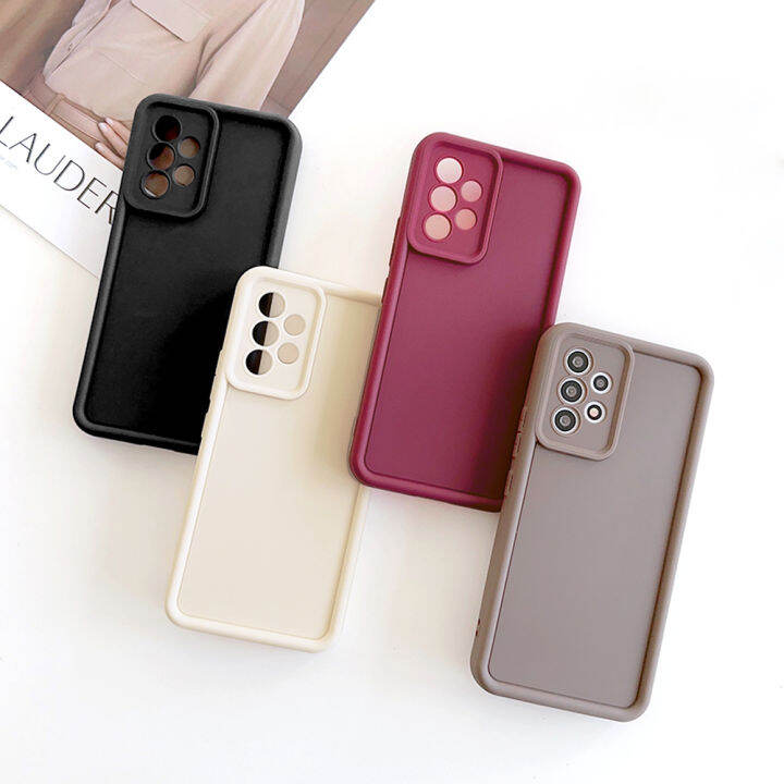 Ggk Casing For Oppo A9 2020 A94 A95 A96 5g A98 5g Soft Original Square Ladder Silicone Phone 6169