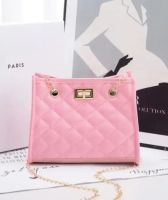 HOT SALE!!! กระเป๋าถือ LUXURY Women Handbag Chain Strap in PINK