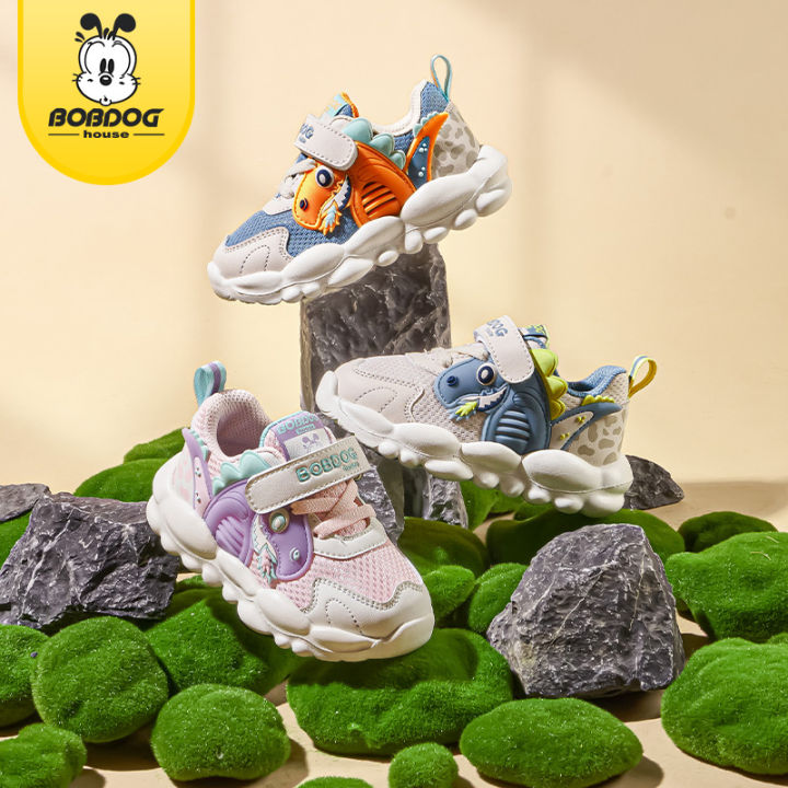 Bobdog Spring New Mesh Surface Soft Bottom Breathable Children's Shoes ...