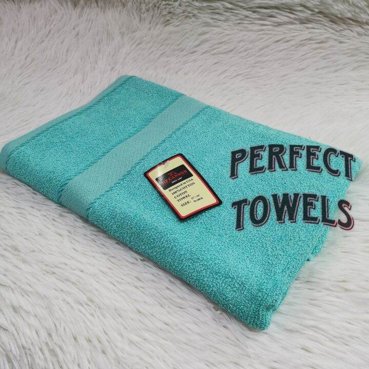 JJF CANNON BATH TOWEL TWO LINES DESIGN COTTON Lazada PH