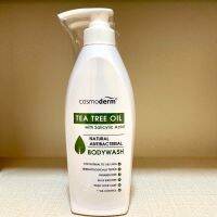 Cosmoderm Tea Tree Oil with Salicylic Acid Bodywash 500ml เจลอาบน้ำ น้ำมันชาเขียว ลดปัญหาสิวบนร่างกาย