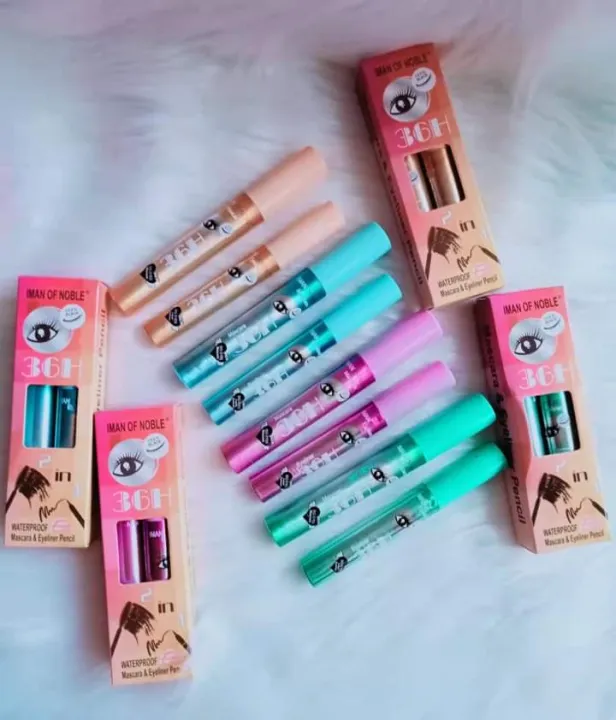 2in1waterproof mascara and liquid eyeliner Lazada PH