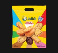 Julies Biscuit Assorties รวมคุกกี้บิสกิตจูลี่ส์ 6 รสชาติในห่อเดียว ขนาด289กรัม ขนมนำเข้า