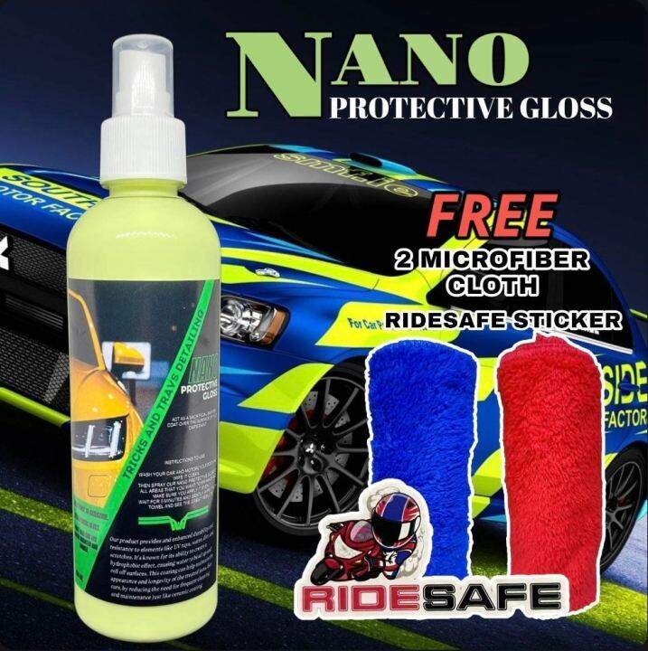 Nano Protective Gloss Hydrophobic Wax 250ml with 2pcs towel Lazada PH