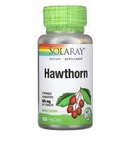 ?พร้อมส่ง ของแท้100% จากUSA Solaray Hawthorn 525mg 100vegcaps