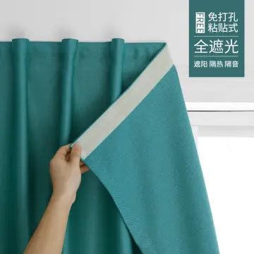  Internet Celebrity Velcro Punch-Free Curtains