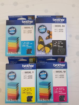 brother LC669XL BK - LC665XL C - LC665XL Y - LC665XL M ของแท้ศูนย์ใหม่ 100%