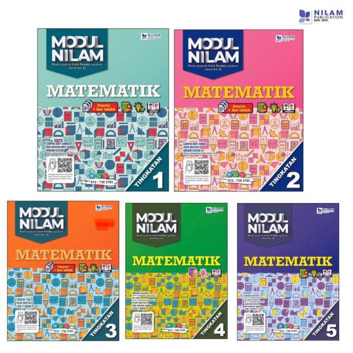 Buku Latihan Modul Nilam Matematik Tingkatan 1.2.3.4.5 | Lazada