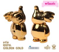 (พร้อมส่ง) Elfie 100% Golden Gold by Unbox Industries. โมเดล ฟิกเกอร์