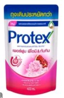 Protex ครีมอาบน้ำ เพอร์ฟูม พีโอนีแลทับทิม บรรจุถุงเติม ปริมาณ 400 Ml.