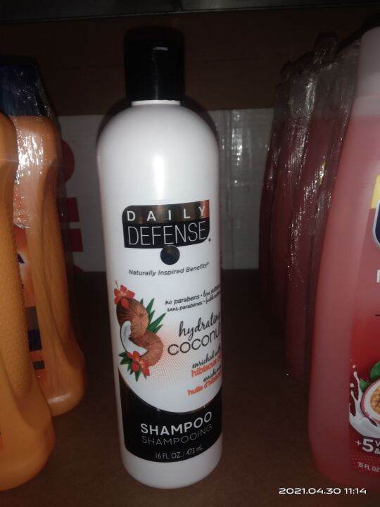 Daily Defense Shampoo Hydrating Coconut Enriched with Hibiscus Oil