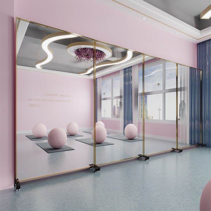 FullBody Mirror Dance Mirror Home Movable Dancing Mirror Design