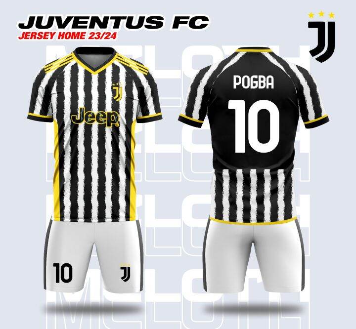 Baju Jersey stelan Juventus 2023 gratis nama dan nomor Lazada Indonesia