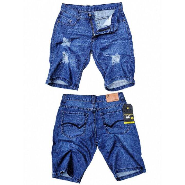 Denim Tattered Short For Men's | Lazada PH