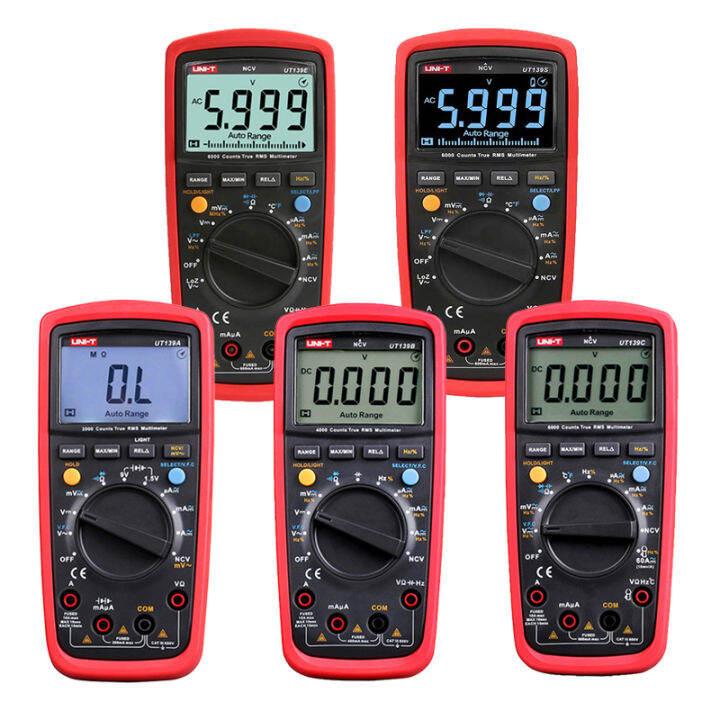 UNIT UT139C UT139E Multimeter True RMS Digital Tester AC DC Ammeter