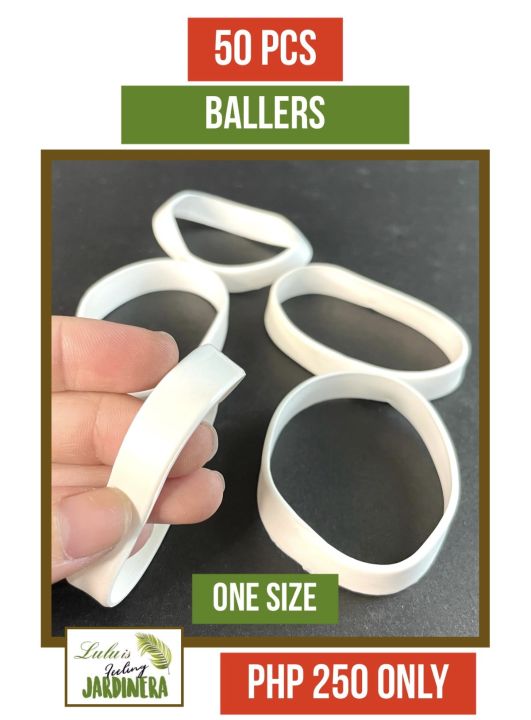 50 PC WHITE BALLERS BRACELET | Lazada PH