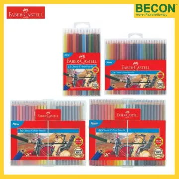 *Faber-Castell Watercolor Pencils Flat Cans 36 Color Set TFC-WCP / 36c