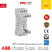 ABB ซ็อตเก็ตรีเลย์ รุ่น CR-M2SS Standard Socket สำหรับรีเลย์ 2 คอนแทค