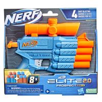 Nerf Elite 2.0 Prospect QS-4 Dart Launcher with Attached Sight and 8 Darts - Hasbro - F4191   ปืนเนิร์ฟ เนิร์ฟ เนิฟ ปืนของเล่น ของแท้