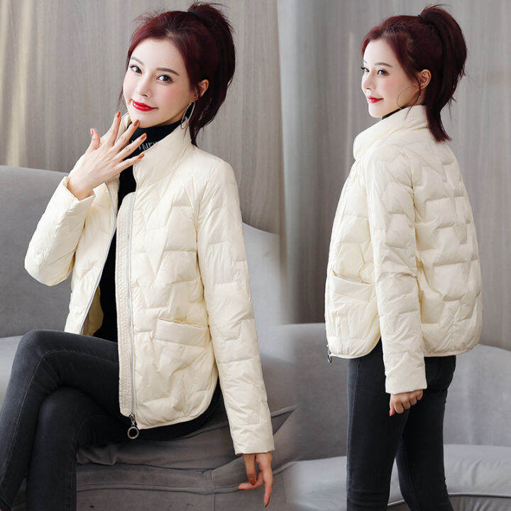 Small down Jacket Female 2023 Korean Loose Slim Looking Short Light