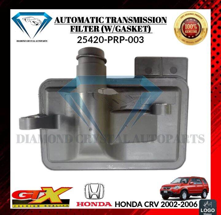 TRANSMISSION FILTER HONDA CRV 20022006 PART NO 25420PRP003 "GTX PREMIUM QUALITY BRAND